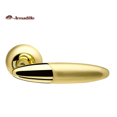 Дверные ручки раздельные Armadillo Sfera LD55-1 SG/GP-4 матовое золото/золото Дверные ручки раздельные Armadillo Sfera LD55-1 SG/GP-4 матовое золото/золото