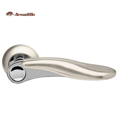 Дверные ручки раздельные Armadillo Ursa LD48-1 SN/CP-3 матовый никель