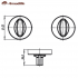 Ручка поворотная Armadillo WC-BOLT BK6-URB-SN-3 матовый никель