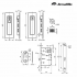 Ручки для розсувних дверей Armadillo SH011 URB BL-24 чорні Ручки для розсувних дверей Armadillo SH011 URB BL-24 чорні