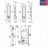 Ручки Punto для раздвижных дверей Soft LINE SL-011 SN матовый никель Ручки Punto для раздвижных дверей Soft LINE SL-011 SN матовый никель