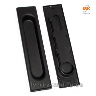 Ручки для раздвижных дверей USK 1-077 Black черные Ручки для раздвижных дверей USK 1-077 Black черные