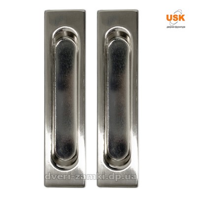 Ручки для раздвижных дверей USK 1-077 SN Ручки для раздвижных дверей USK 1-077 SN