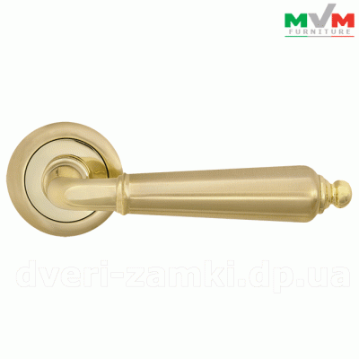 Дверные ручки MVM Z-1221 PB/SB матовая латунь Дверные ручки MVM Z-1221 PB/SB матовая латунь