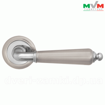 Дверные ручки MVM Z-1221 SN/CP матовый никель Дверные ручки MVM Z-1221 SN/CP матовый никель