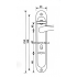 Ручки Apecs HP-77.0323-S-C-CR Ручки Apecs HP-77.0323-S-C-CR