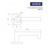 Ручки дверные Apecs H-0203-BL (DP-C-02)  