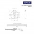 Ручки дверные Apecs H-0203-BL (DP-C-02)  