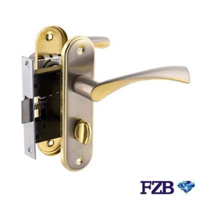 Комплект ручек FZB 15-84 SN/GP (сатин/золото) Комплект ручек FZB 15-84 SN/GP (сатин/золото)
