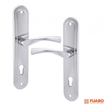 Дверні ручки Fuaro 08 CK 03-85 Yale 85 mm CR