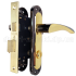 Комплект ручек на планке PUNTO Corona STL KWC 62mm BN/GP черный с золотом Комплект ручек на планке PUNTO Corona STL KWC 62mm BN/GP черный с золотом