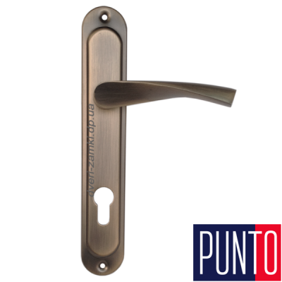 Дверні ручки Punto Corona STL Yale 85 mm AN антична бронза Дверні ручки Punto Corona STL Yale 85 mm AN антична бронза