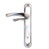 Дверні ручки Punto Corona STL Yale 85 mm SN/CP матовий нікель Дверні ручки Punto Corona STL Yale 85 mm SN/CP матовий нікель