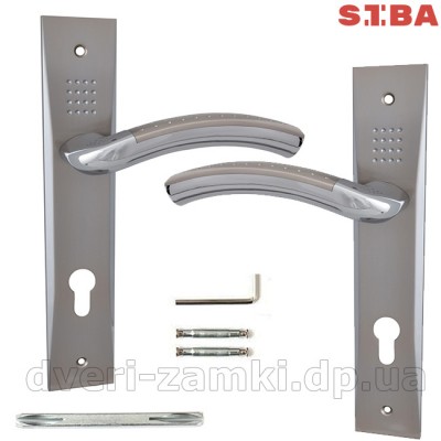 Дверні ручки Siba BARI A05 3-22-07 матовий нікель Дверні ручки Siba BARI A05 3-22-07 матовий нікель