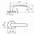 Дверная ручка ABLOY POLARITA 16/001 Дверная ручка ABLOY POLARITA 16/001