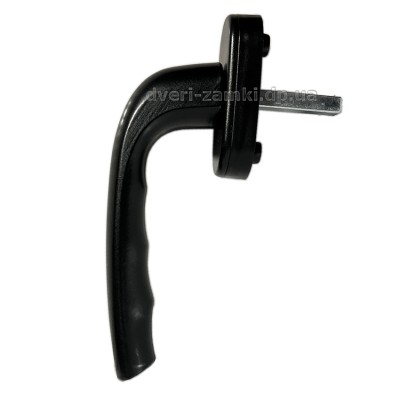 Ручка віконна Titan WH 005/37 RAL9005 чорна Ручка віконна Titan WH 005/37 RAL9005 чорна