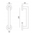 Ручки MVM S-102-200 SS Ручки MVM S-102-200 SS