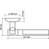 Дверные ручки Armadillo Cosmo LD147-1 SN/CP-3 матовый никель