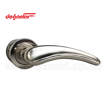 Дверные ручки Doganlar Yakut mat nikel rozetli Дверные ручки Doganlar Yakut mat nikel rozetli