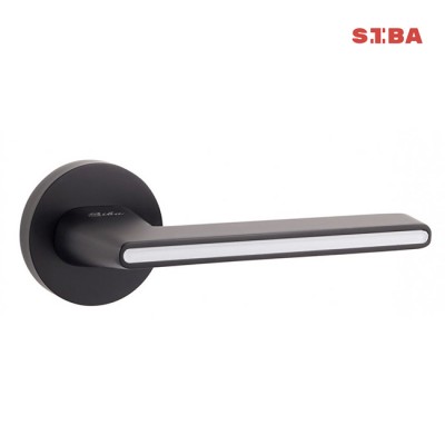 Ручки SIBA Line E08 0-66-66 w чорні із білою вставкою Ручки SIBA Line E08 0-66-66 w чорні із білою вставкою