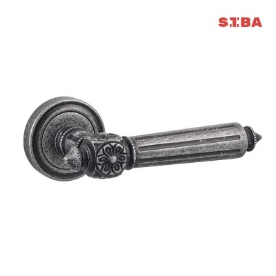 Дверні ручки Siba Rimini Е13 0-84-84 Античне срібло матове Дверні ручки Siba Rimini Е13 0-84-84 Античне срібло матове