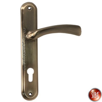 Дверные ручки Siba Saros A34-3-80-80 бронза Дверные ручки Siba Saros A34-3-80-80 бронза