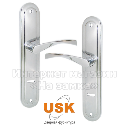 Ручки на планке USK 85S-112 CP Ручки на планке USK 85S-112 CP