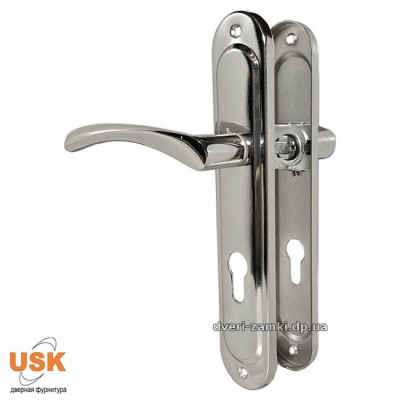 Дверные ручки USK A-72/40-012 NP никель Дверные ручки USK A-72/40-012 NP никель