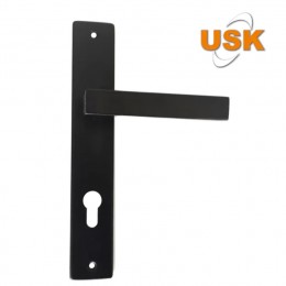 Дверні ручки USK A-85-048 Black чорний матовий