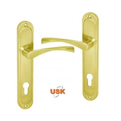 Ручки на планці USK A-85/40-012 PB золото Ручки на планці USK A-85/40-012 PB золото