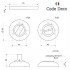 Фиксатор Code Deco WC 1403-SN матовый никель Фиксатор Code Deco WC 1403-SN матовый никель