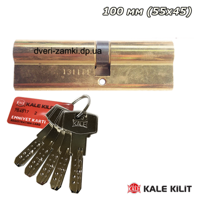 Циліндр Kale 164 BNE/100 (40x10x50) латунь Циліндр Kale 164 BNE/100 (40x10x50) латунь