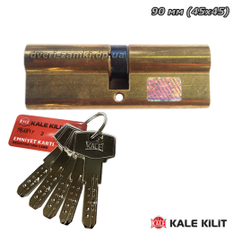 Циліндр Kale 164 BNE/90 (40x10x40 або 45-45) ключ ключ