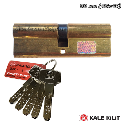 Циліндр Kale 164 BNE/90 (40x10x40 або 45-45) ключ ключ Циліндр Kale 164 BNE/90 (40x10x40 або 45-45) ключ ключ