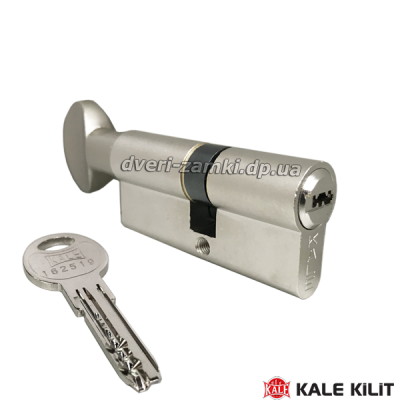 Циліндр Kale 164 SM/62 нікель з вертушкою Циліндр Kale 164 SM/62 нікель з вертушкою