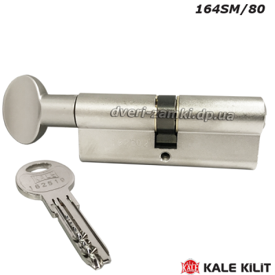 Циліндр Kale 164 SM/80 (35x10x35) нікель Циліндр Kale 164 SM/80 (35x10x35) нікель