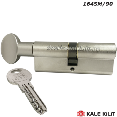 Циліндр Kale 164 SM/90 (40x10x40) нікель Циліндр Kale 164 SM/90 (40x10x40) нікель