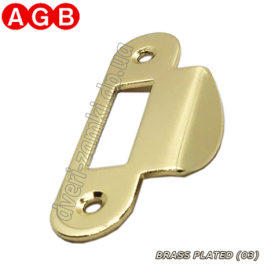 Ответная планка AGB B010001303 WC Латунь. с п/кр. отб 8 мм. код 2830 Ответная планка AGB B010001303 WC Латунь. с п/кр. отб 8 мм. код 2830