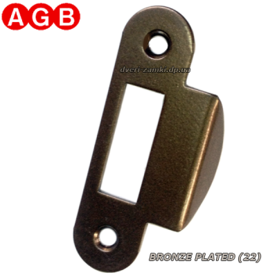 Ответная планка AGB B010001322 WC ант.Бронза с п/кр. отб 8 мм. код 27918 Ответная планка AGB B010001322 WC ант.Бронза с п/кр. отб 8 мм. код 27918