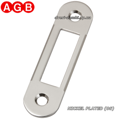 Ответная планка AGB B010004006 WC Никель без отб. код 2838 Ответная планка AGB B010004006 WC Никель без отб. код 2838