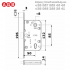 Замок магнитный AGB Polaris XT Yale AN античная латунь Замок магнитный AGB Polaris XT Yale AN античная латунь