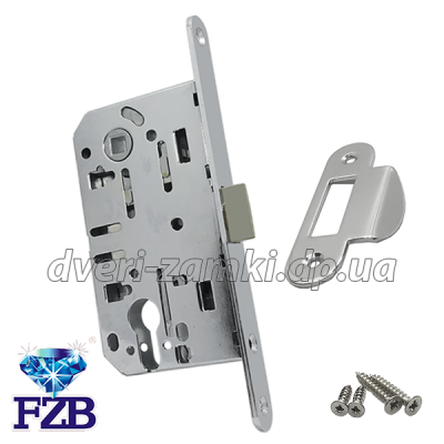 Замок для межкомнатных дверей FZB 10-32 CR хром 