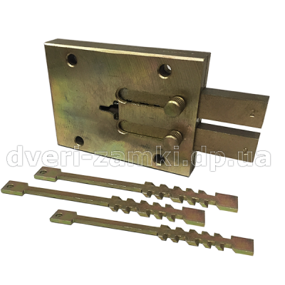 Замок реечный 2 ригеля обратный ход