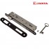 Замок на калитку Jania Z076 90/22 с черными ручками Замок на калитку Jania Z076 90/22 с черными ручками