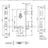 Замок Kale 152 R 35 мм латунь Замок Kale 152 R 35 мм латунь