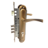 Замок Siba 10152/3MR 45 mm із ручками матова бронза