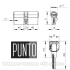 Цилиндр Punto Z400/100 (45x10x45) CP Цилиндр Punto Z400/100 (45x10x45) CP