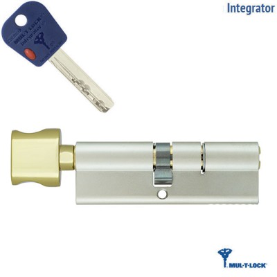 Цилиндр Mul-T-Lock Integrator 80 мм 40x40T 5KEY ключ/вертушка золото Цилиндр Mul-T-Lock Integrator 80 мм 40x40T 5KEY ключ/вертушка золото