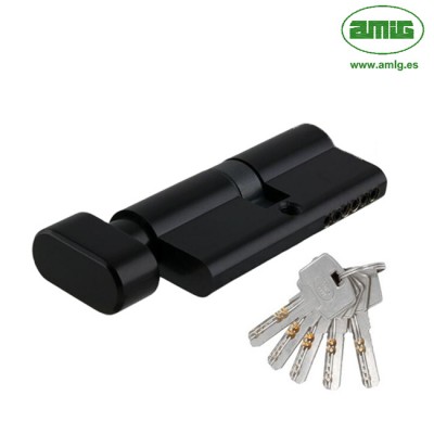 Цилиндровый механизм Amig Mod.9850 черного цвета Цилиндровый механизм Amig Mod.9850 черного цвета