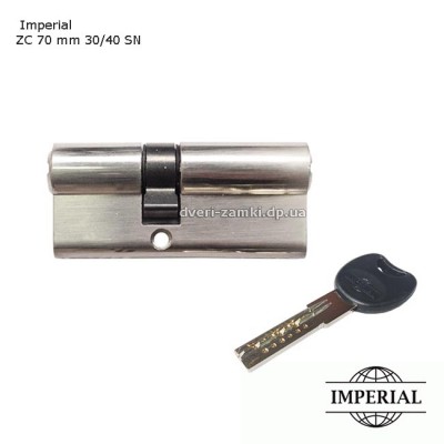 Циліндровий механізм Imperial ZC 70 мм 30/40 ключ-ключ Циліндровий механізм Imperial ZC 70 мм 30/40 ключ-ключ
